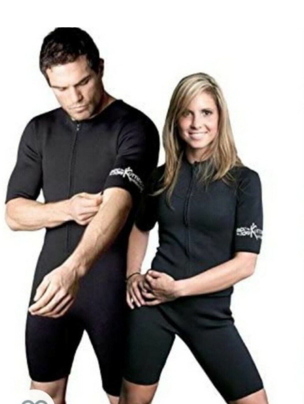 KUTTING WEIGHT BLACK NEOPRENE WEIGHT LOSS SAUNA SUIT BODY SHAPER SIZE SMALL